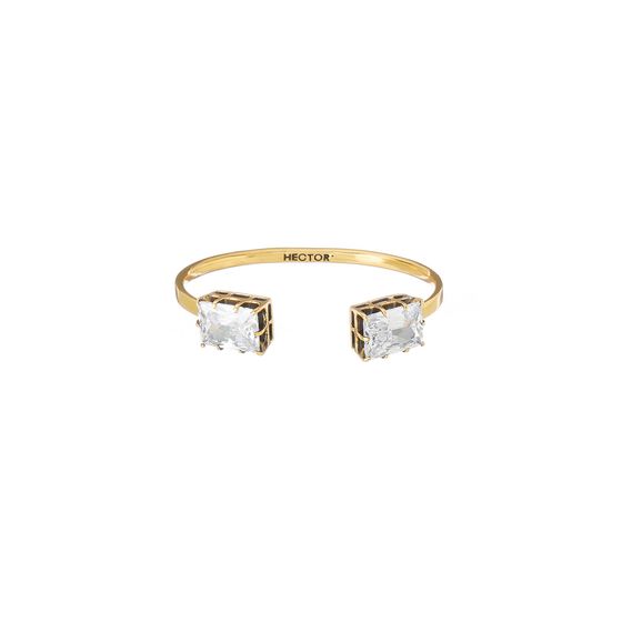 Bracelete  Baguete Classics Solitarios Ouro Vintage